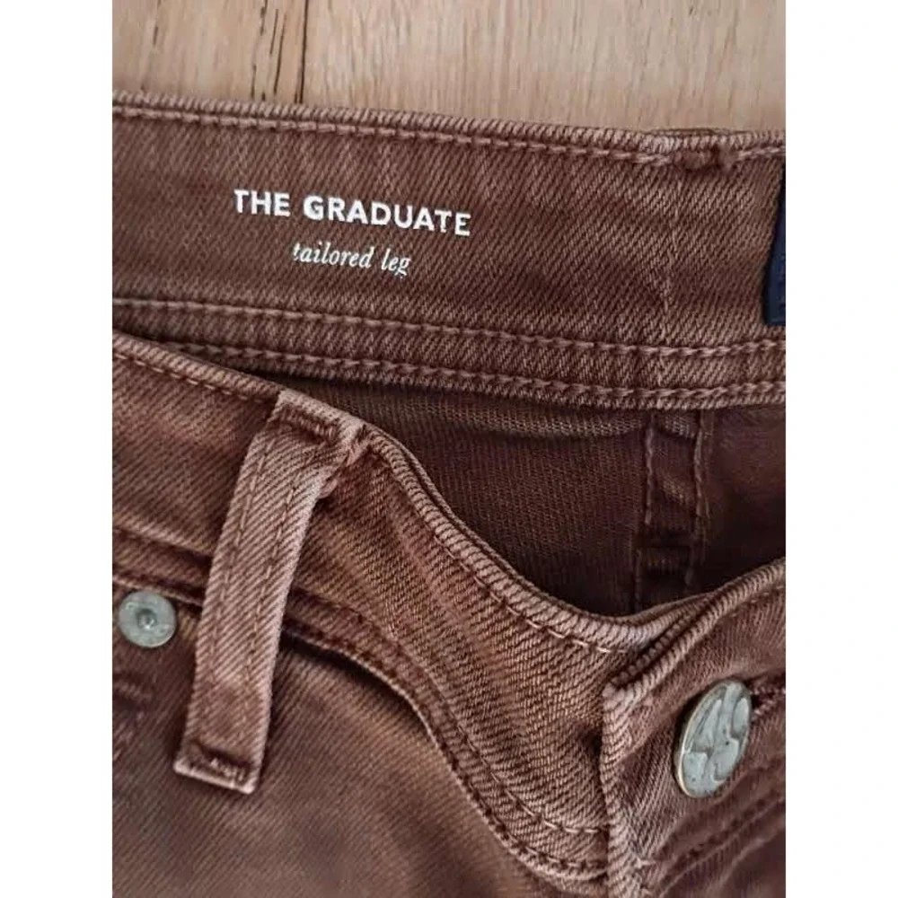 AG‎ Graduate Tailored Leg NWOT Brown Jeans Mens 32x33 Vault Premium Denim $198